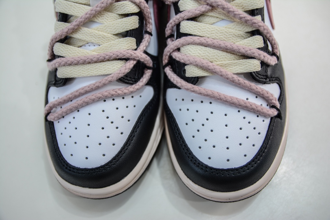 260 Nike SB Dunk Low 定制麻绳绑带 布贴 CW1590-100