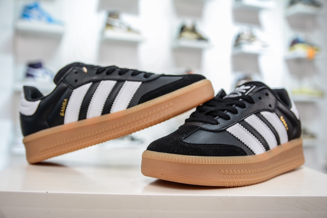 160 YH纯原 adidas Originals Samba XLG 秋冬胖版Samba 桑巴 IE1379