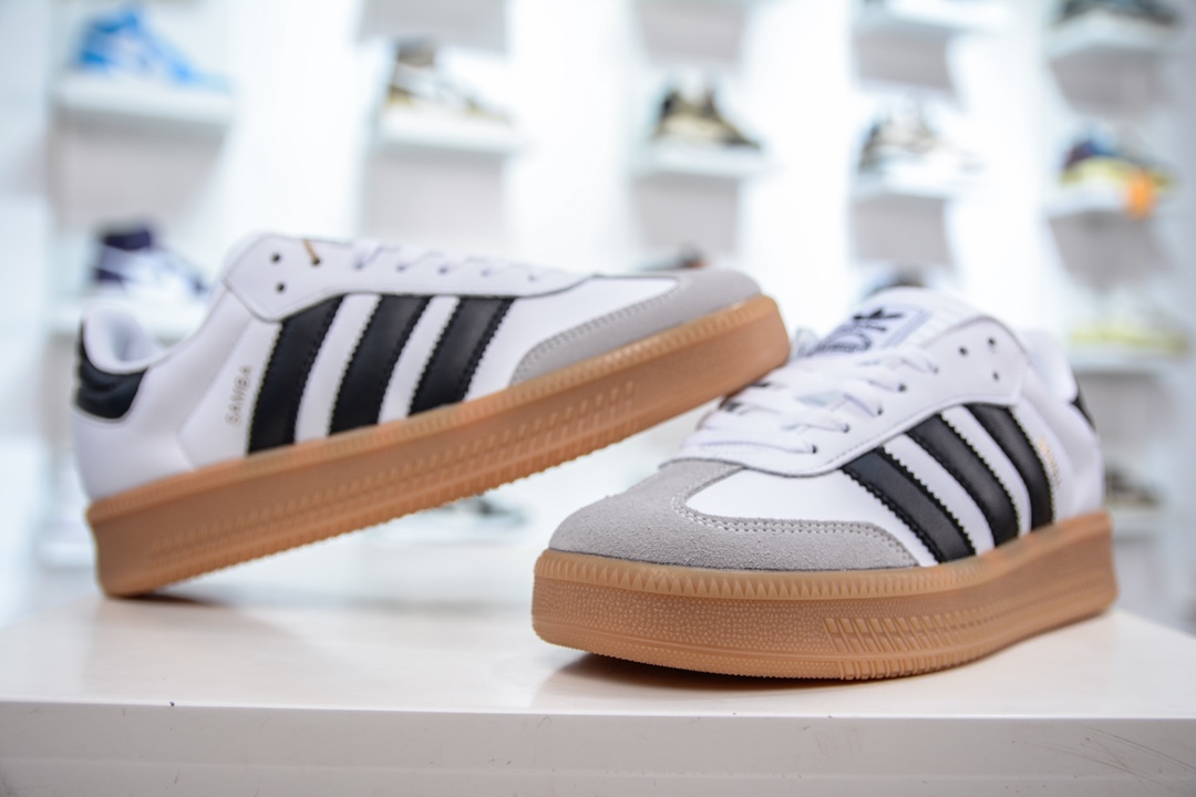 160 YH纯原 adidas Originals Samba XLG 秋冬胖版Samba 桑巴 IE1377