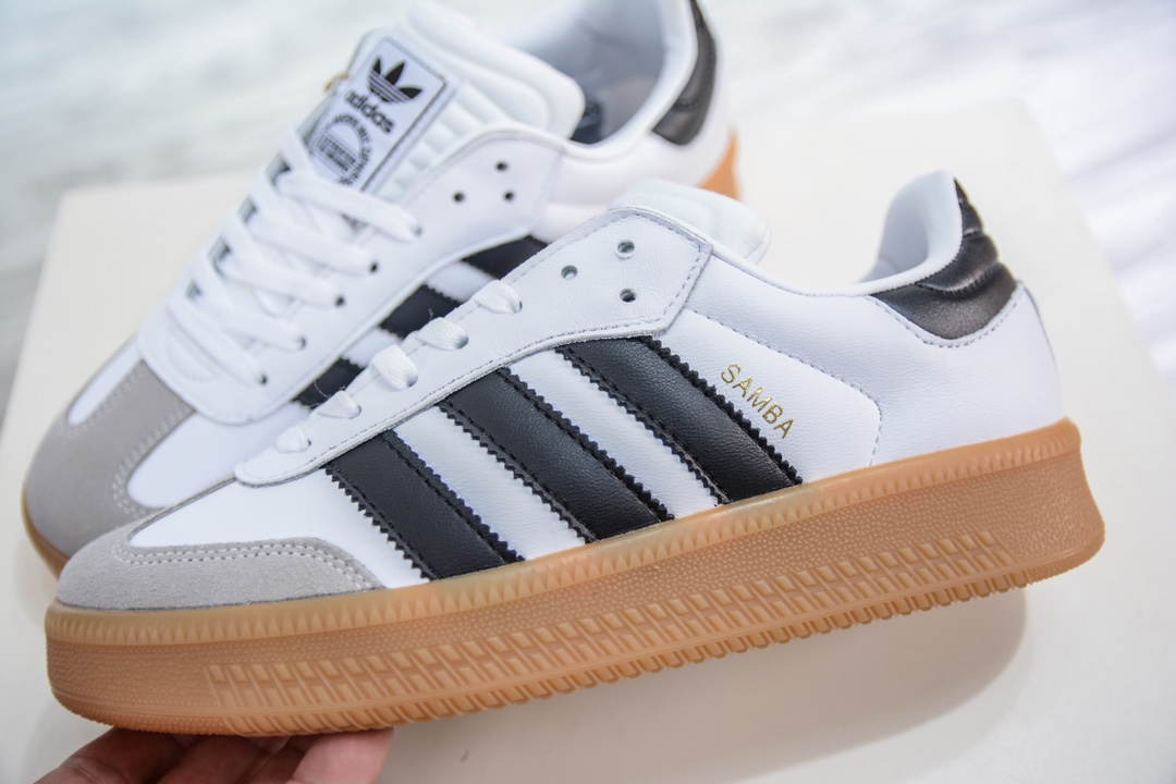 160 YH纯原 adidas Originals Samba XLG 秋冬胖版Samba 桑巴 IE1377