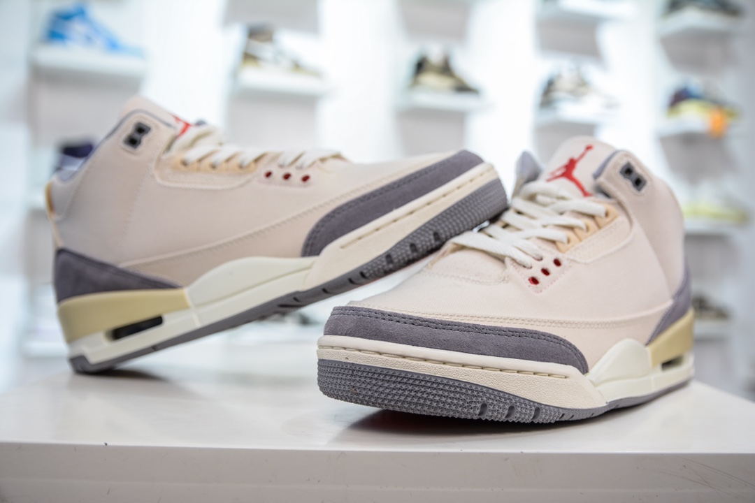 300 PB纯原 Air Jordan 3 Retro Se "Muslin" aj3 米白 DH7139-100