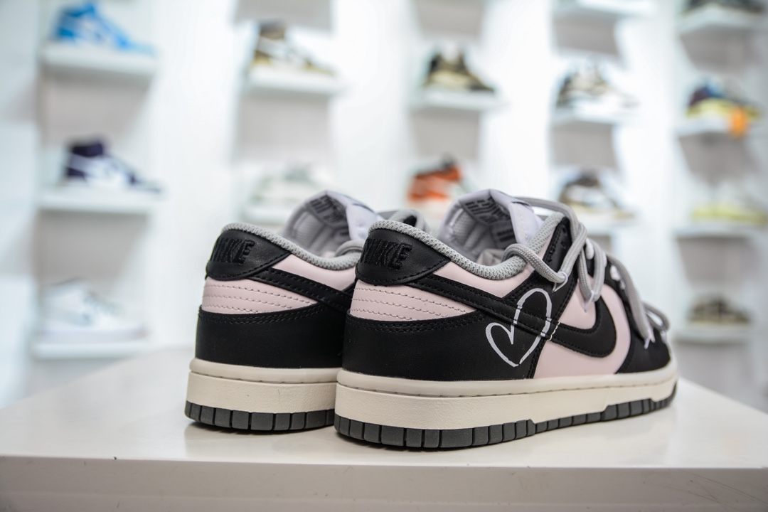 240 YC纯原 Nike  Dunk Low 贪心辣妹 黑粉  DD1503-117