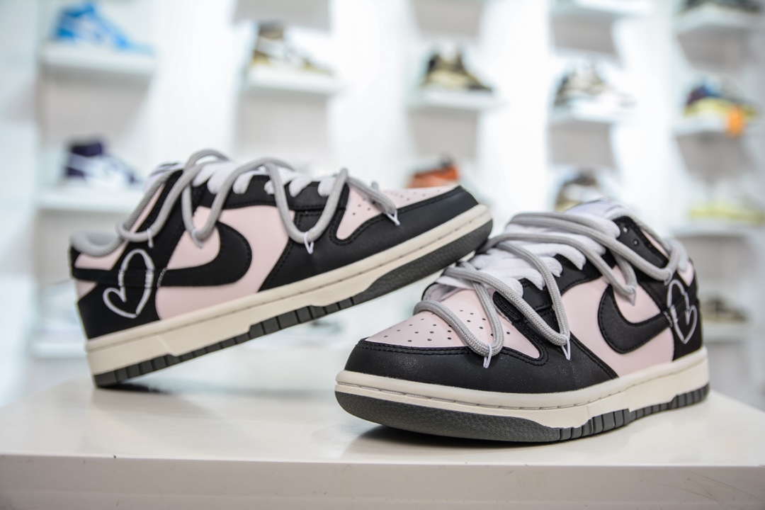 240 YC纯原 Nike  Dunk Low 贪心辣妹 黑粉  DD1503-117