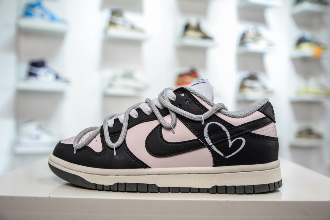 240 YC纯原 Nike  Dunk Low 贪心辣妹 黑粉  DD1503-117