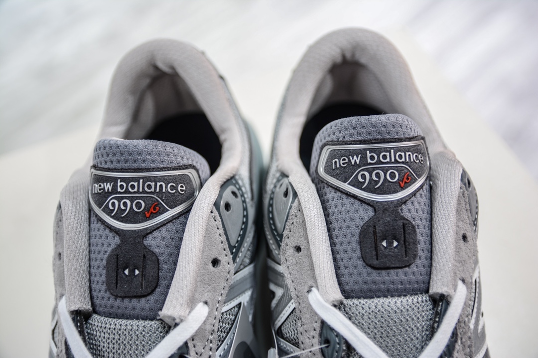 350 全码补齐总裁版纯原 New Balance M990GL6 新百伦NB990V6 灰色 第六代总统复古慢跑鞋