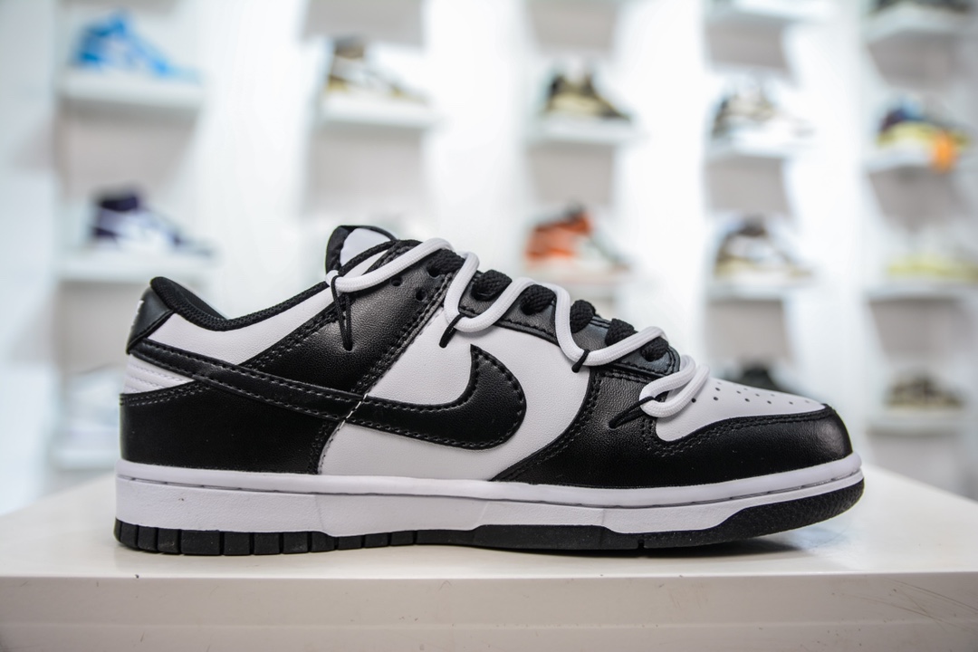 220 Nike  SB Dunk Low Pro 黑白熊猫定制 DD1391-100