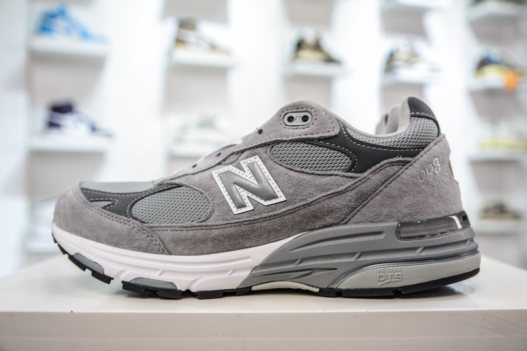 340 总裁版纯原New Balance MR993GL 新百伦NB993总统复古慢跑鞋 灰色