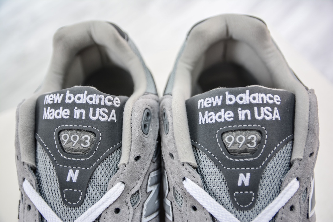 340 总裁版纯原New Balance MR993GL 新百伦NB993总统复古慢跑鞋 灰色