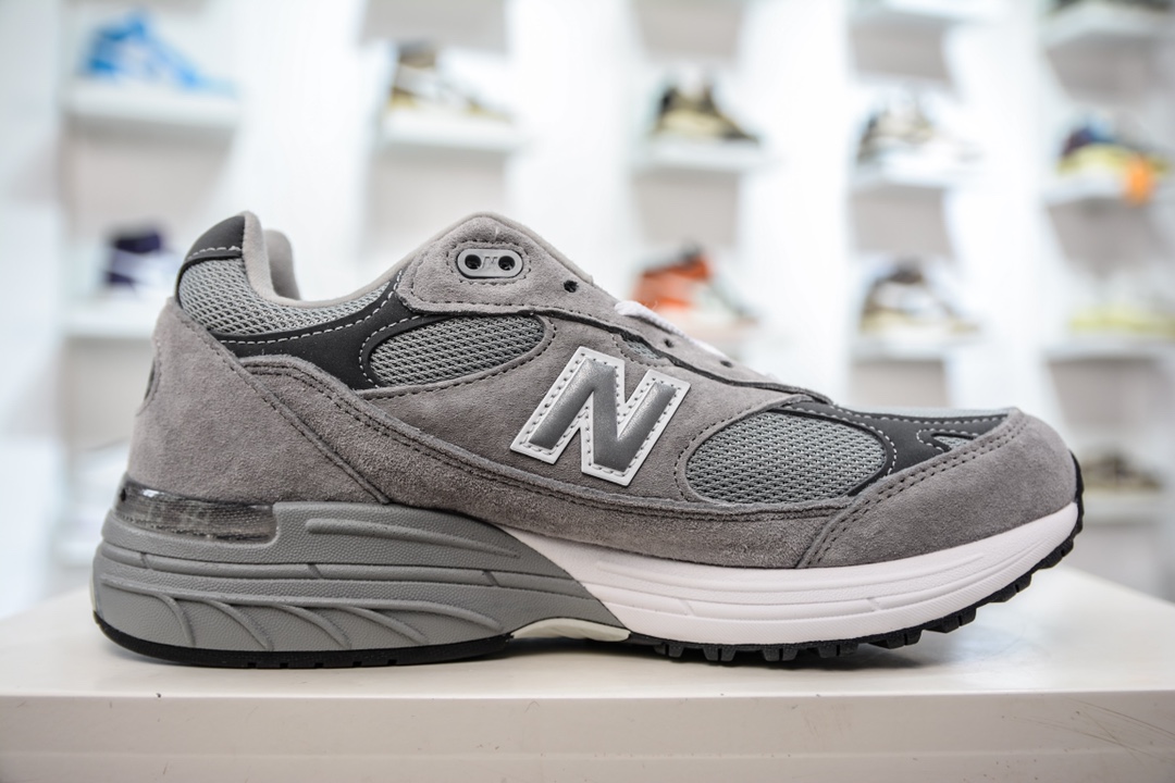 340 总裁版纯原New Balance MR993GL 新百伦NB993总统复古慢跑鞋 灰色