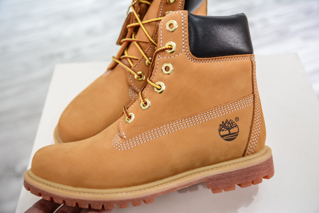 Top-grade pure original Timberland classic yellow high tops