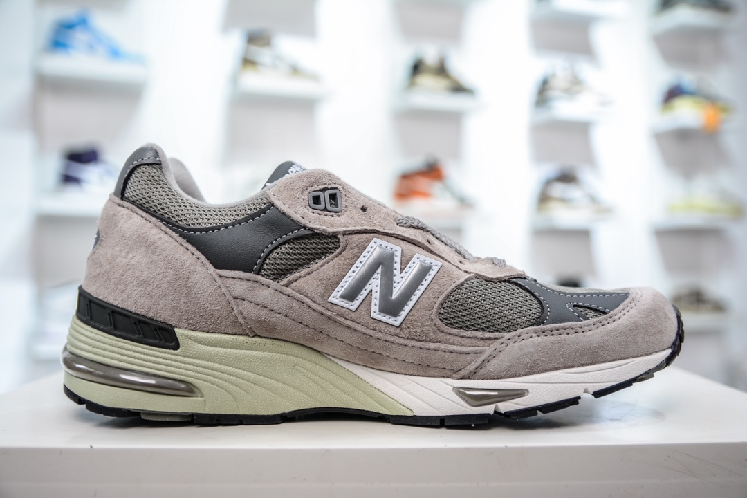 President Edition Pure Original New Balance NB991 First Generation President Retro Jogging Shoes Original Gray