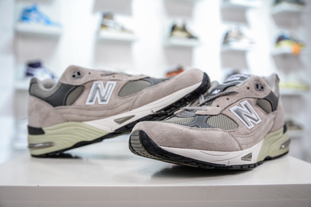 President Edition Pure Original New Balance NB991 First Generation President Retro Jogging Shoes Original Gray