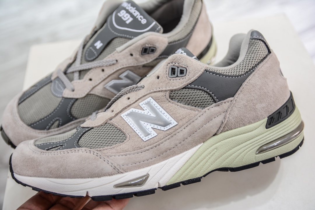 President Edition Pure Original New Balance NB991 First Generation President Retro Jogging Shoes Original Gray