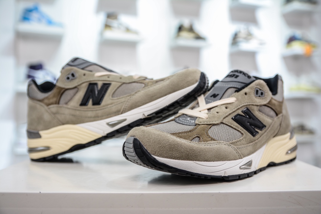 340 总裁版纯原 JJJound x New Balance NB991 第一代总统复古慢跑鞋