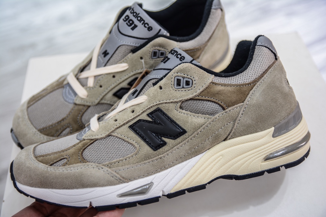 340 总裁版纯原 JJJound x New Balance NB991 第一代总统复古慢跑鞋