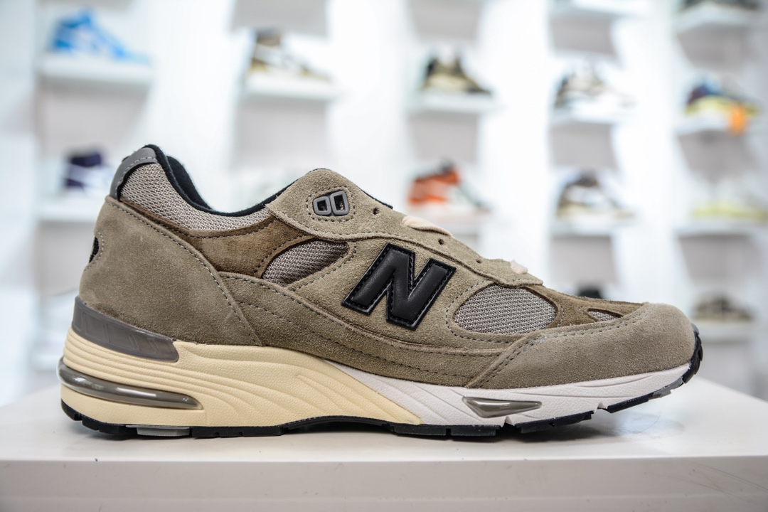 340 总裁版纯原 JJJound x New Balance NB991 第一代总统复古慢跑鞋