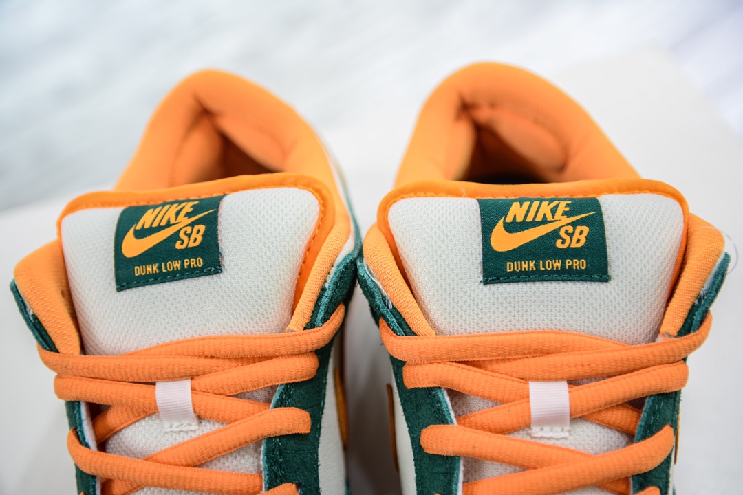 Top pure original Nike SB Dunk Low Pro Green Orange 304292-383