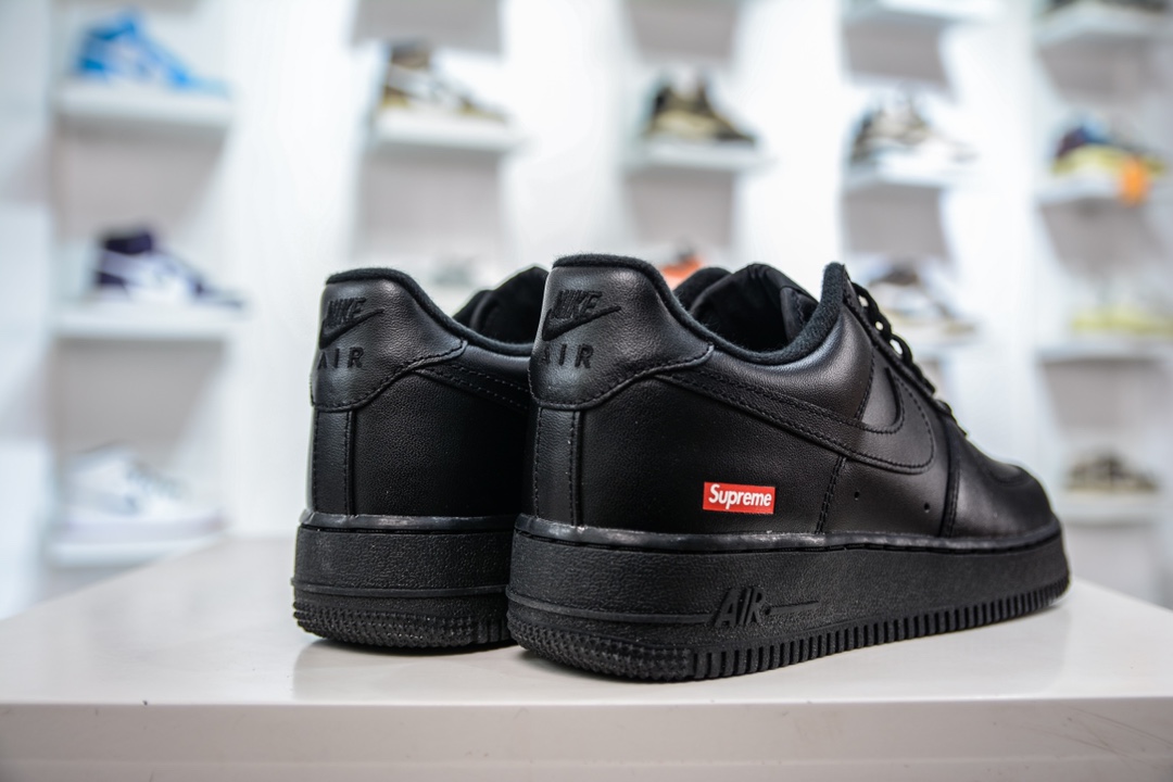 200 新G版纯原 Supreme X Nike  AIR Force 1 Low 空军一号联名 CU9225-001