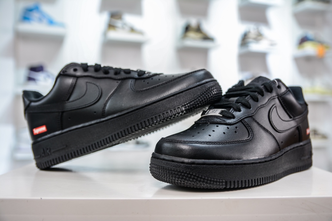 200 新G版纯原 Supreme X Nike  AIR Force 1 Low 空军一号联名 CU9225-001