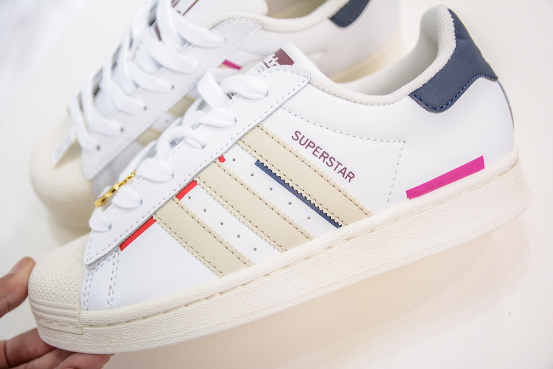 150 Adidas   Originals Superstar 经典复古贝壳头板鞋 HQ6626