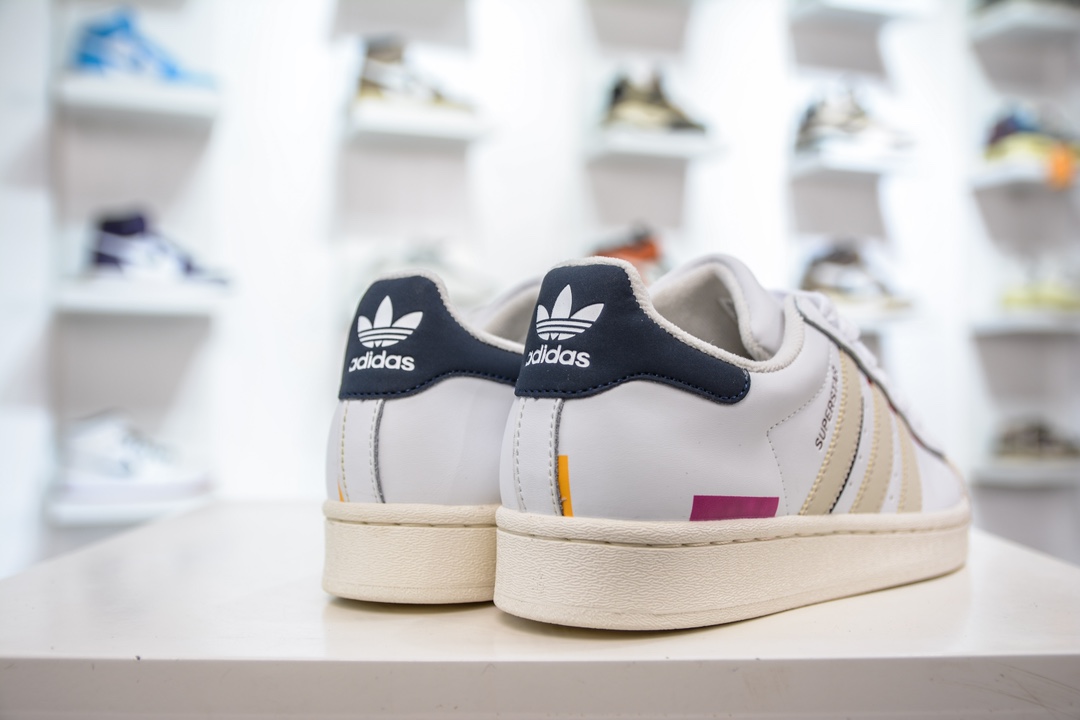 150 Adidas   Originals Superstar 经典复古贝壳头板鞋 HQ6626