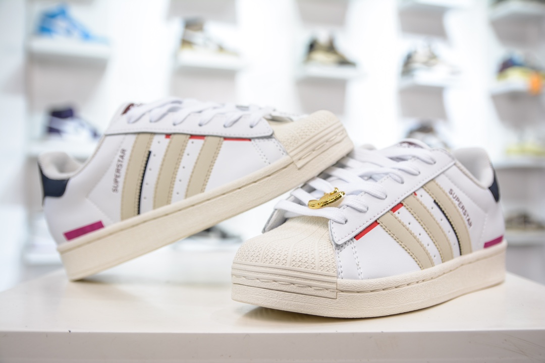 150 Adidas   Originals Superstar 经典复古贝壳头板鞋 HQ6626