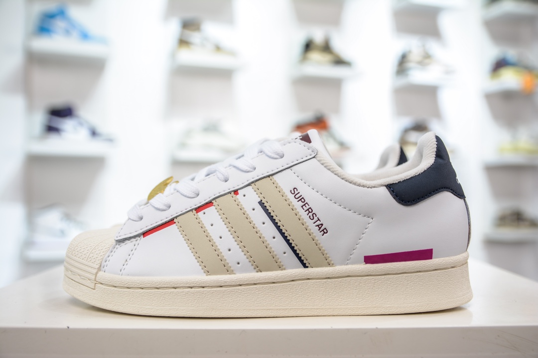 150 Adidas   Originals Superstar 经典复古贝壳头板鞋 HQ6626