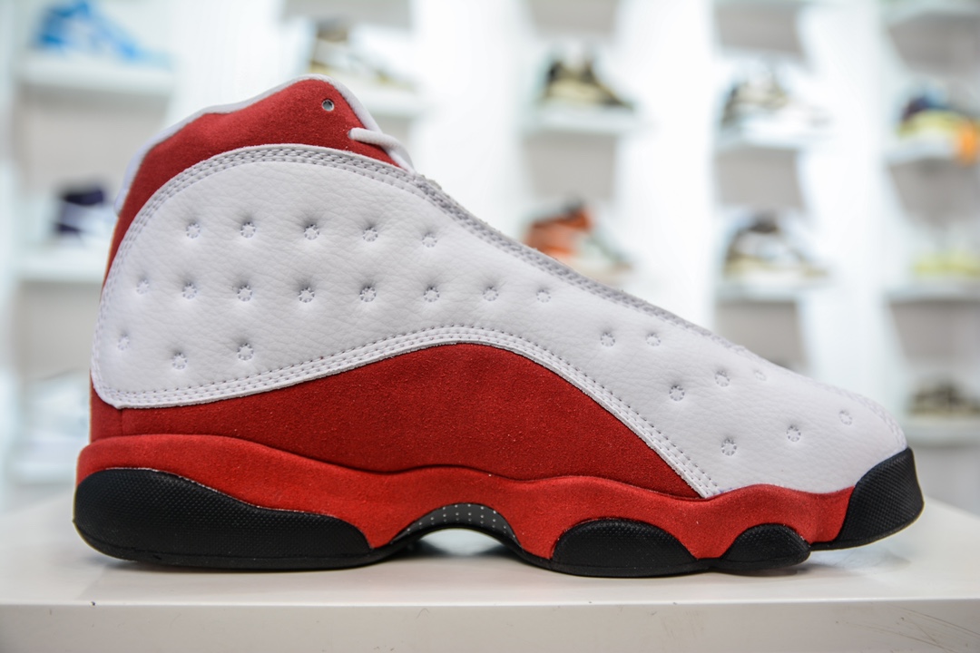 Air Jordan AJ13 Retro 白红色 414571-122