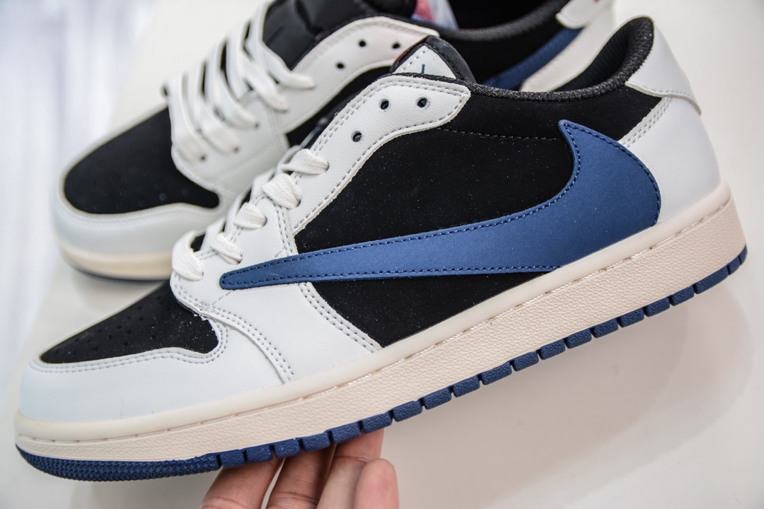 220 定制款 Fragment x Travis Scott x Air Jordan 1 Low 三方联名倒钩 DM7866-713