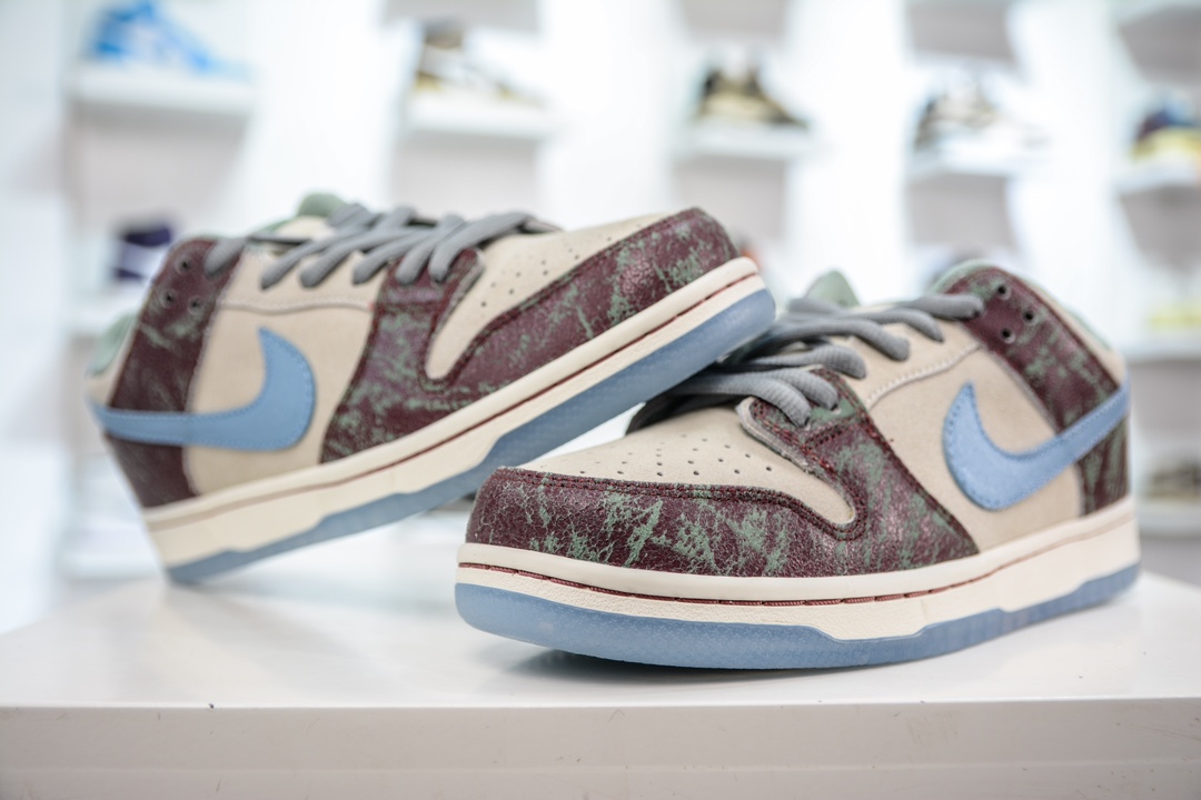 210 史诗级性价比 Crenshaw Skate Club x NIKE SB Dunk Low 联名白紫配色 FN4193-100