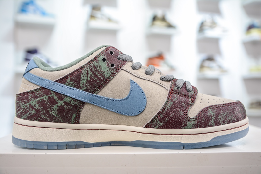 210 史诗级性价比 Crenshaw Skate Club x NIKE SB Dunk Low 联名白紫配色 FN4193-100