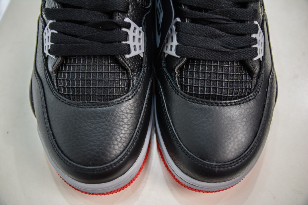 320 F版 Air Jordan 4 Retro 乔丹四代"Bred Reimagined" 复刻黑红2024  FV5029-066