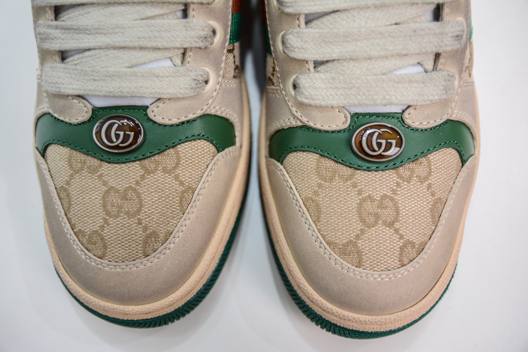 400 Gucci Distressed Screener sneaker 古驰经典型原复古