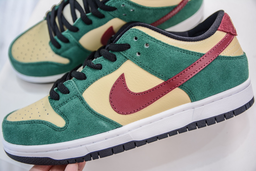 210 T版 史诗级性价比 NIKE SB Dunk Low Pro "Vegas Gold"白绿酒红 304292-700