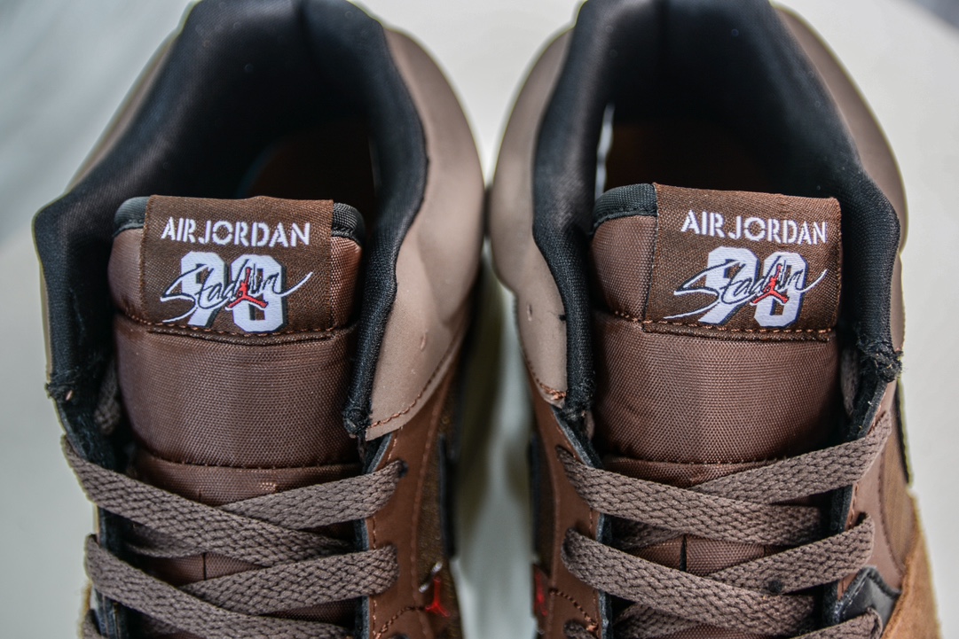 200 纯原 Air Jordan Stadium 90 黑棕 复古耐磨低帮休闲跑步鞋 DX4397-200