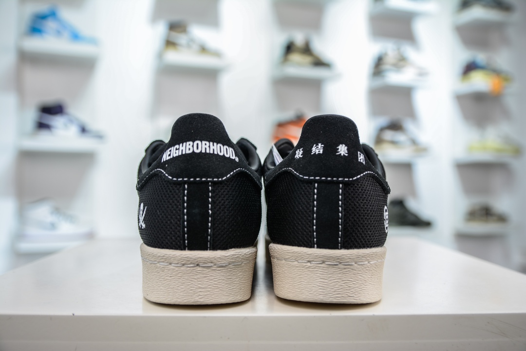 200  NEIGHBORHOOD × CLOT x Adidas   originals Superstar 三方联名经典贝壳头 球鞋