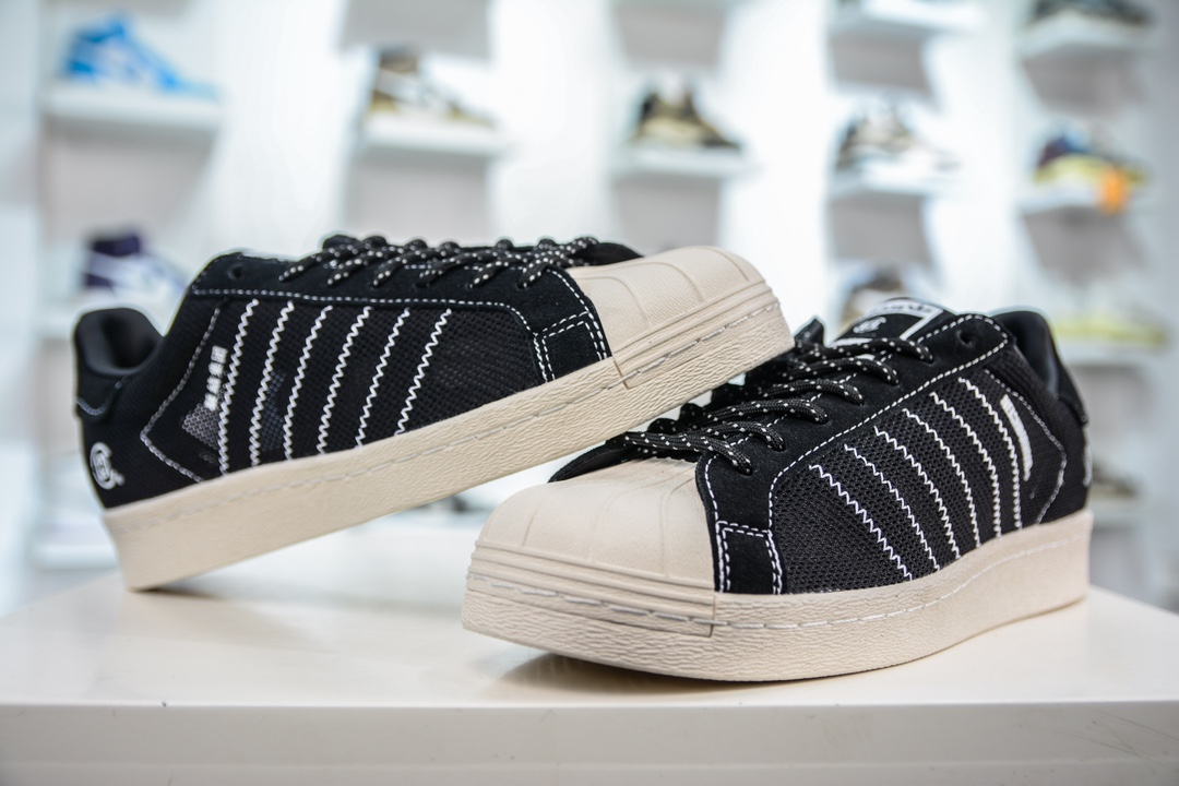 200  NEIGHBORHOOD × CLOT x Adidas   originals Superstar 三方联名经典贝壳头 球鞋