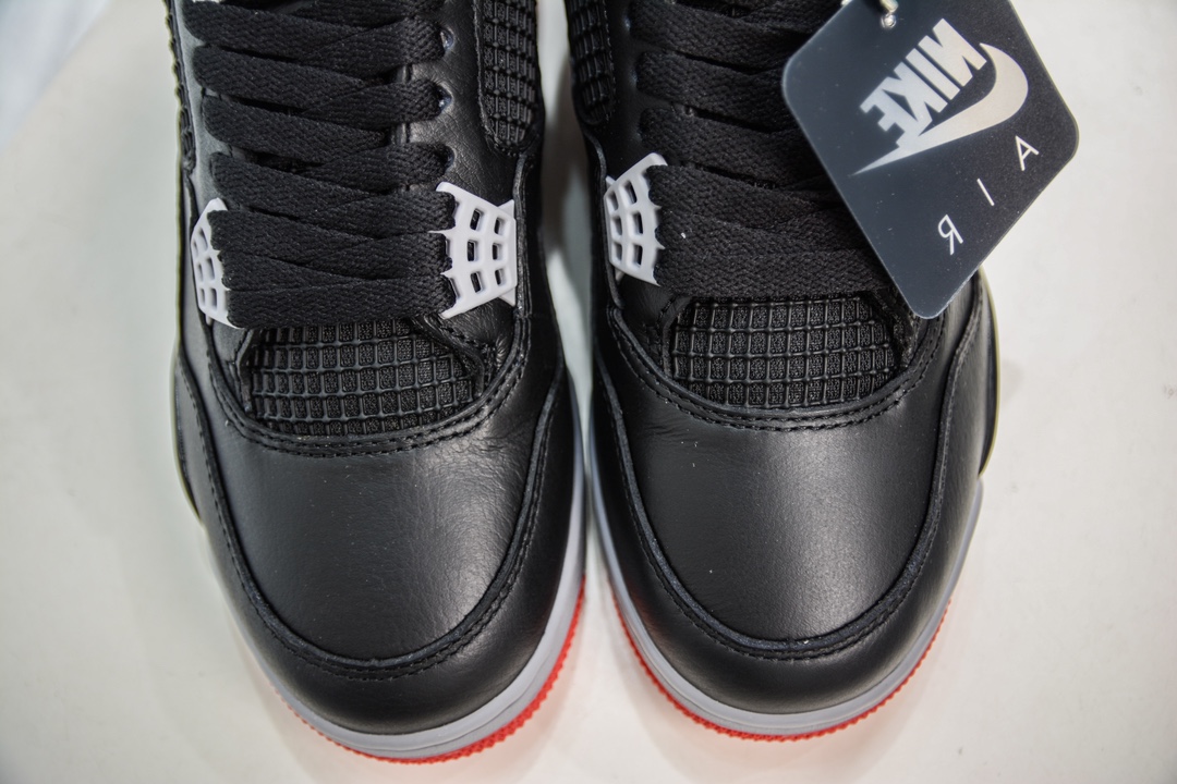 PB纯原 Jordan Air Jordan 4 ”Bred Reimagined” 耐磨透气中帮 复古篮球鞋 FV5029-006