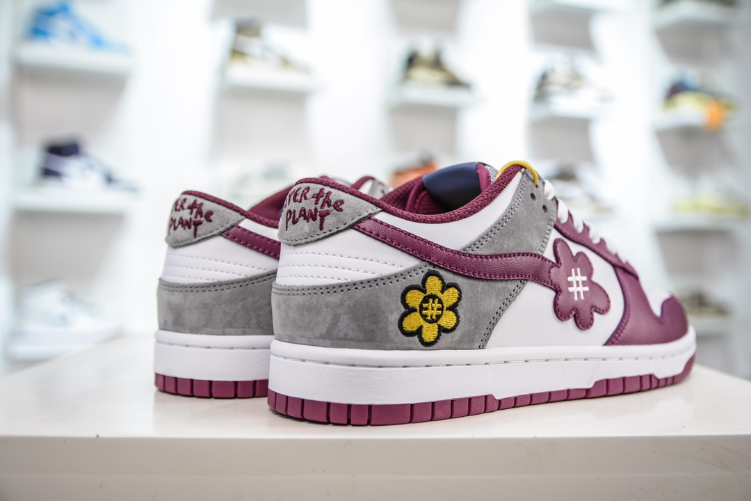 260 Wtp Water The Plant 1.0 Dunk Low "Shroom" 太阳花笑脸系列板鞋 WTPS1124-93-500