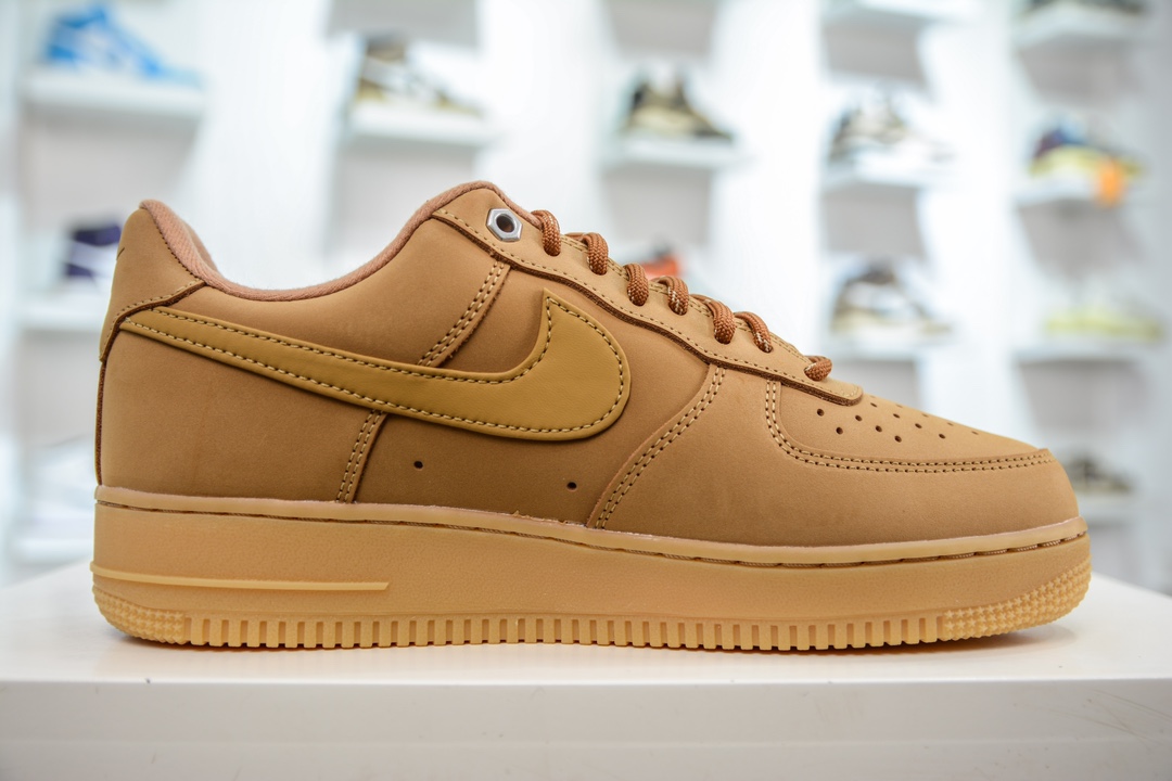 G version pure original Nike Air Force 1 Low 07 LV8 ”Wheat Flax” Air Force One Low CJ9179-200