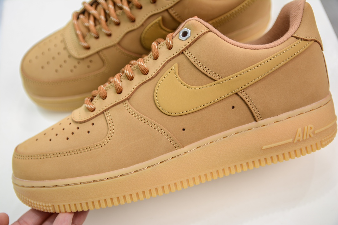 G version pure original Nike Air Force 1 Low 07 LV8 ”Wheat Flax” Air Force One Low CJ9179-200