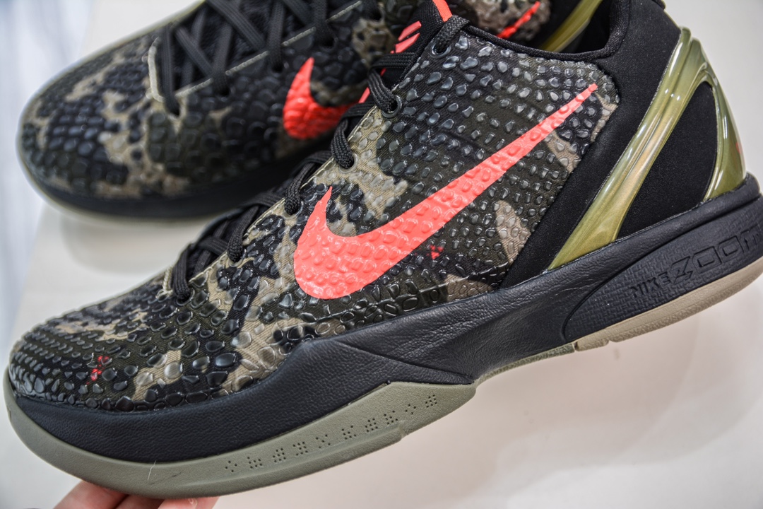 320 灭世纯原 Nike  Zoom Kobe 6 科比六代 军绿迷彩配色 FQ3546-001