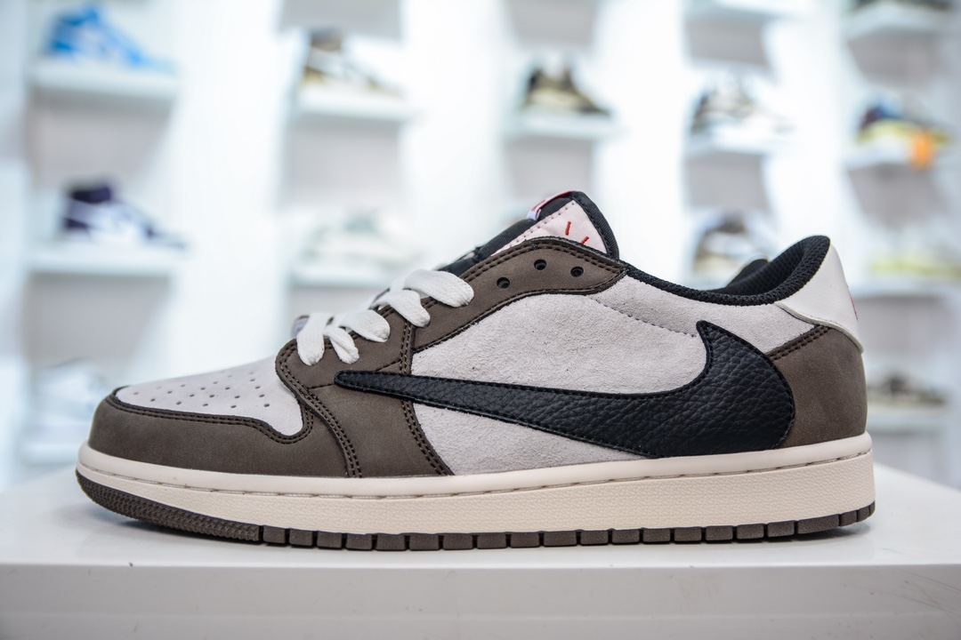 220 Fragment x Travis Scott x Air Jordan 1 Low 三方联名倒钩 DM7866-717