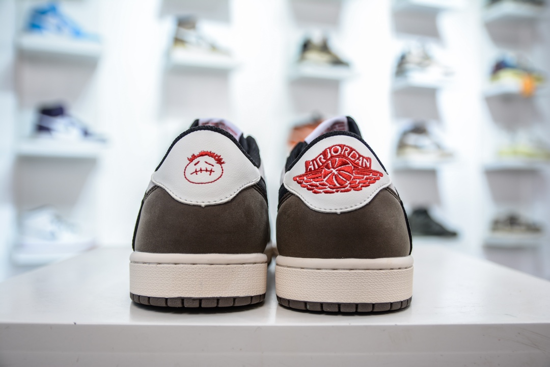 220 Fragment x Travis Scott x Air Jordan 1 Low 三方联名倒钩 DM7866-717