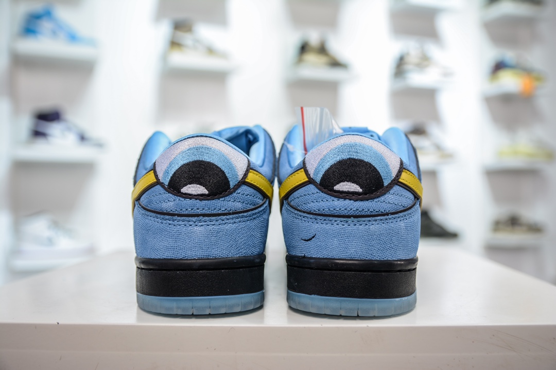 300 AY版纯原出货The Powerpuff Girls × Nike Dunk SB Low Et 小女警联名 FZ8320-400