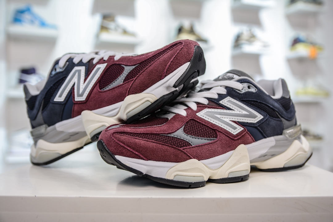 220 T版纯原 新百伦New Balance NB9060 黑酒红拼接 U9060GBN