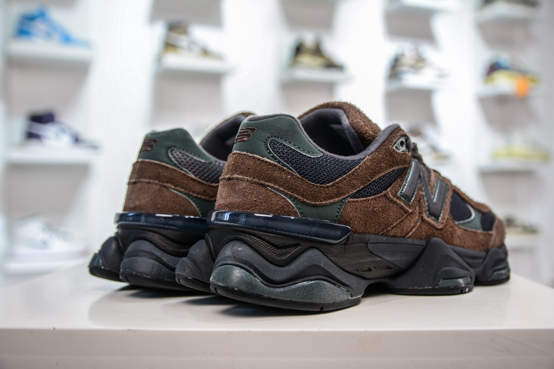 T version of the original New Balance NB9060 dark brown and black color U9060OUT