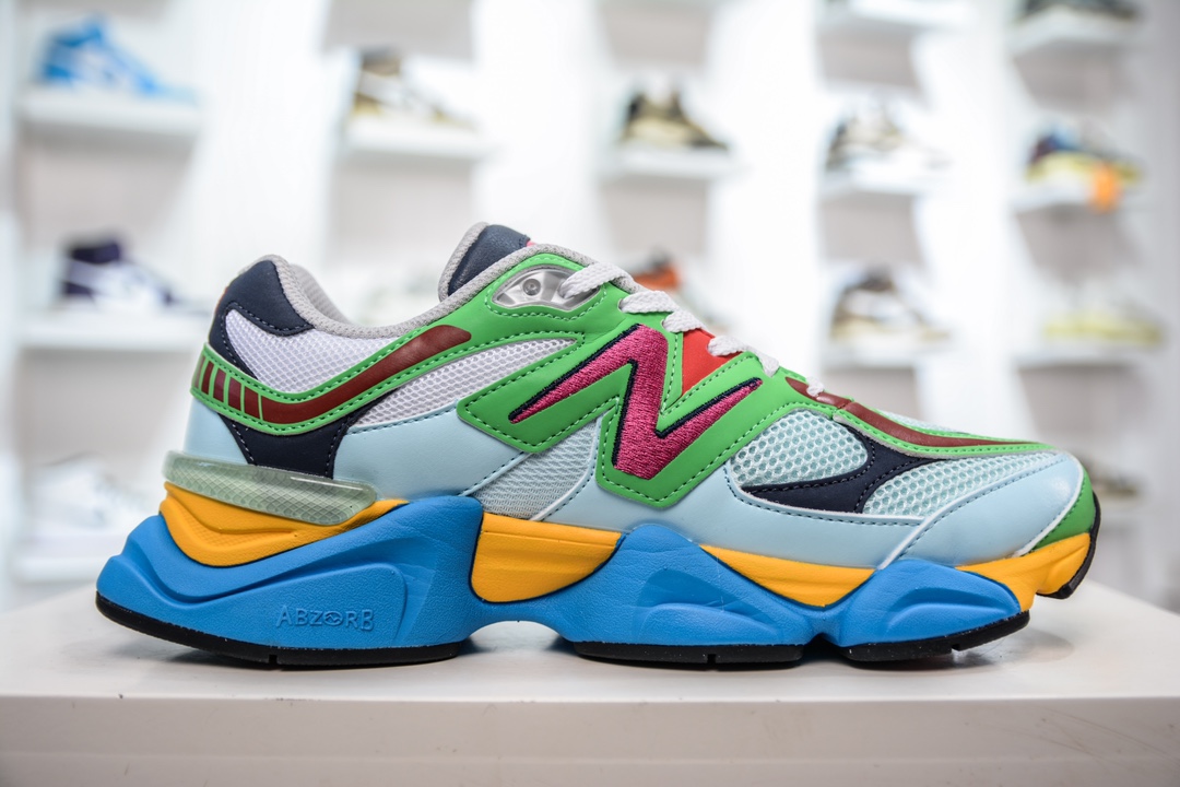 T version pure original New Balance NB9060 blue, green and yellow U9060NBN