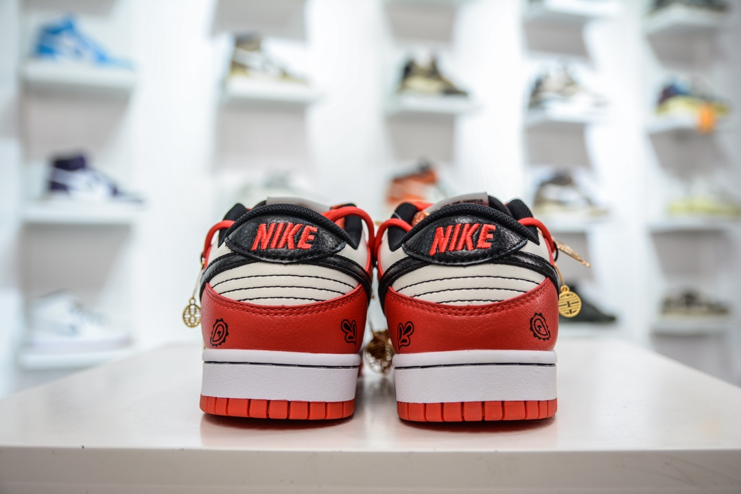 280 Nike  Dunk Low EMB 喜庆婚鞋 绑带低帮休闲板鞋  DD3363-100