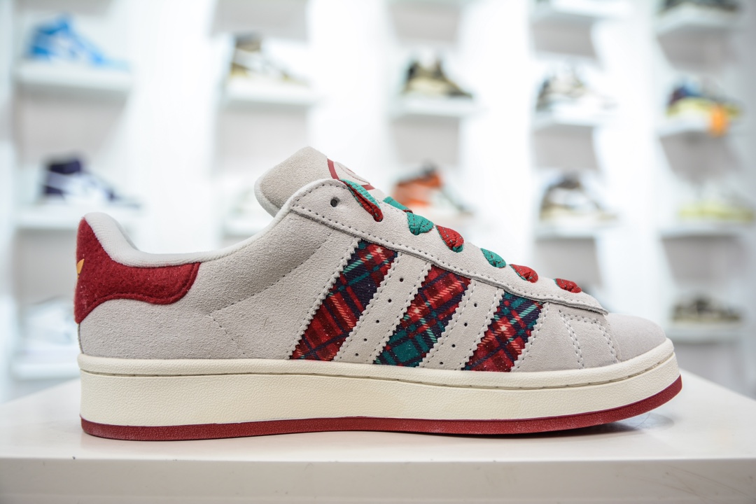 160 Adidas   Originals Campus 00s 小面包圣诞节配色2023最新平台专用 阴阳流水   ID6140